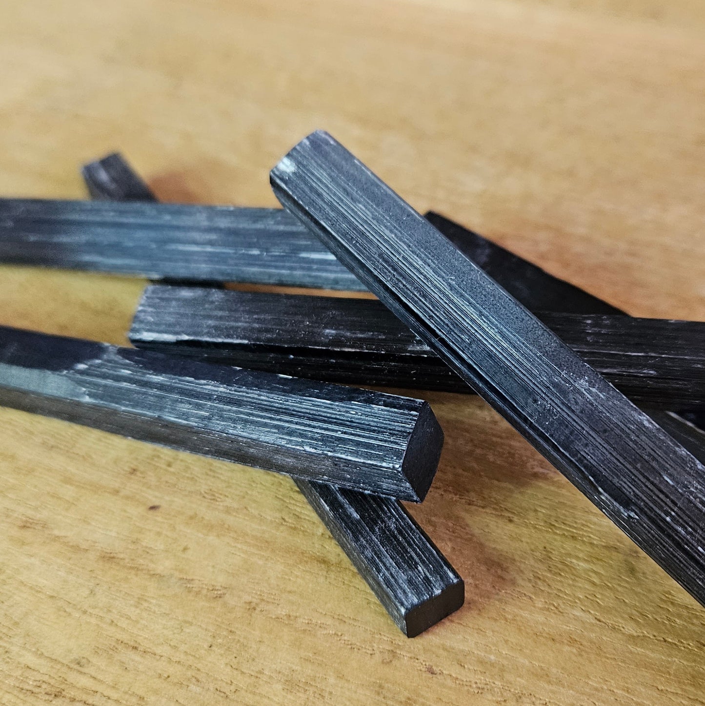 Black Dyed Selenite Stick.