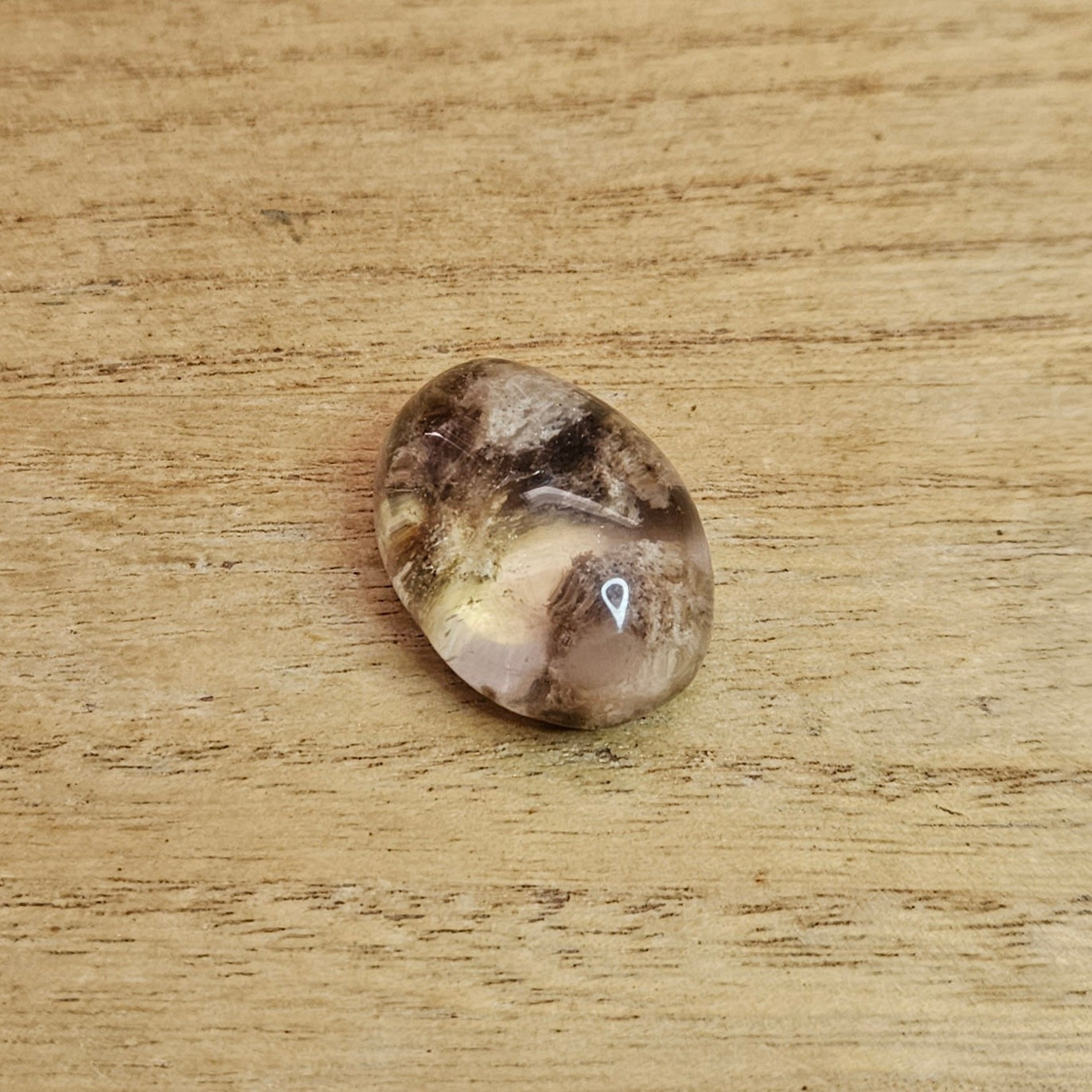 Garden Quartz Oval Cabochon.