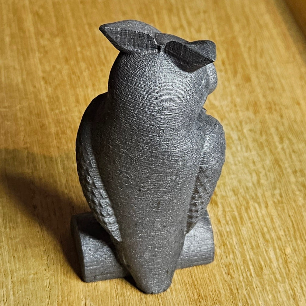 Shungite Owl Carving.