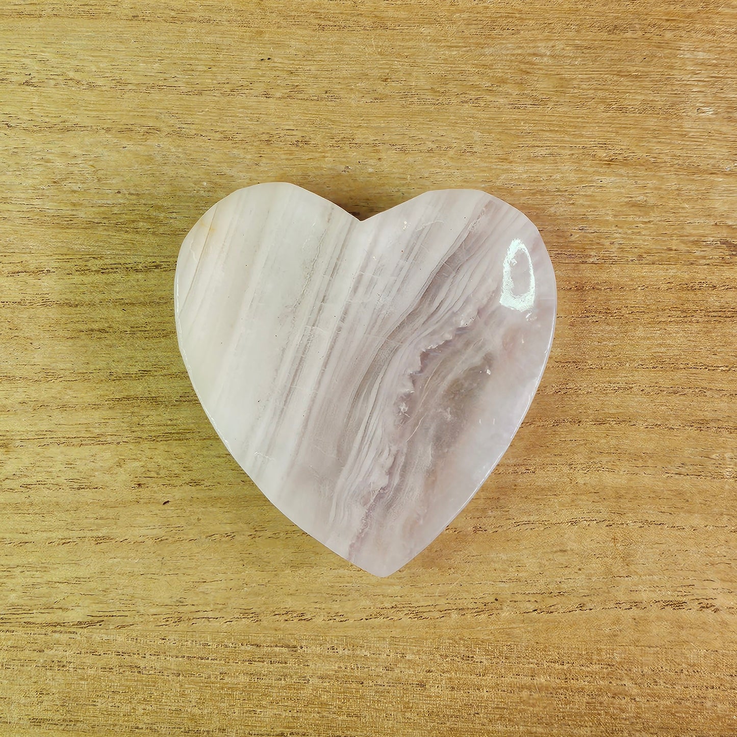 Fluorite Heart Trinket Dish.