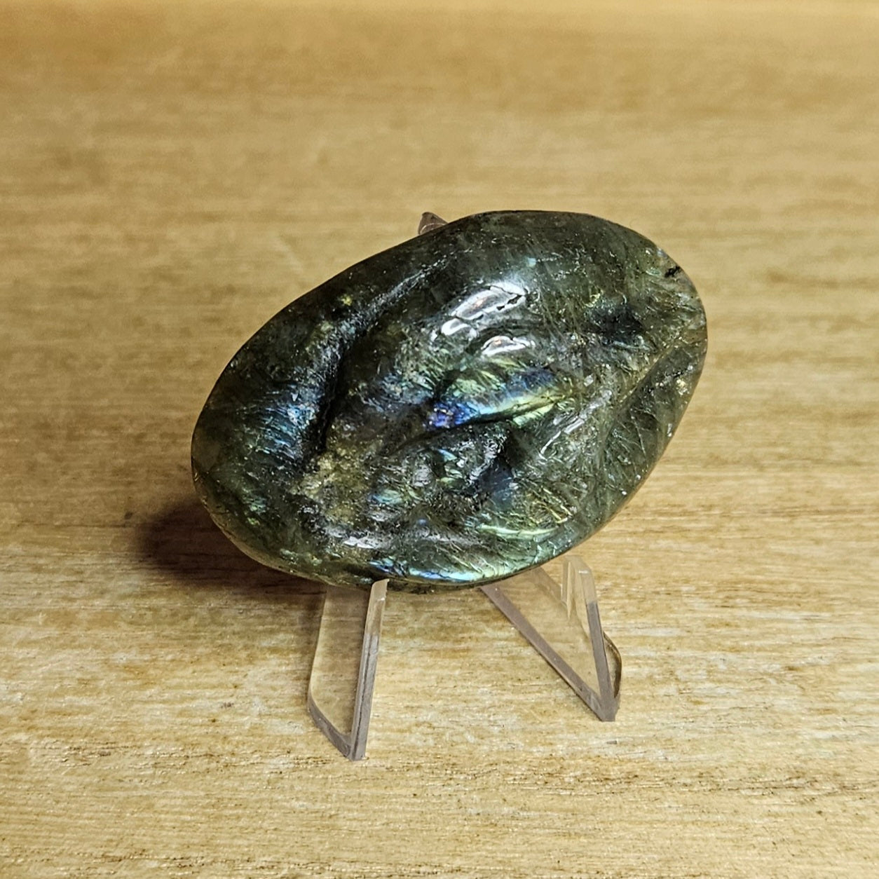 Labradorite Lady Part Flat Carving.
