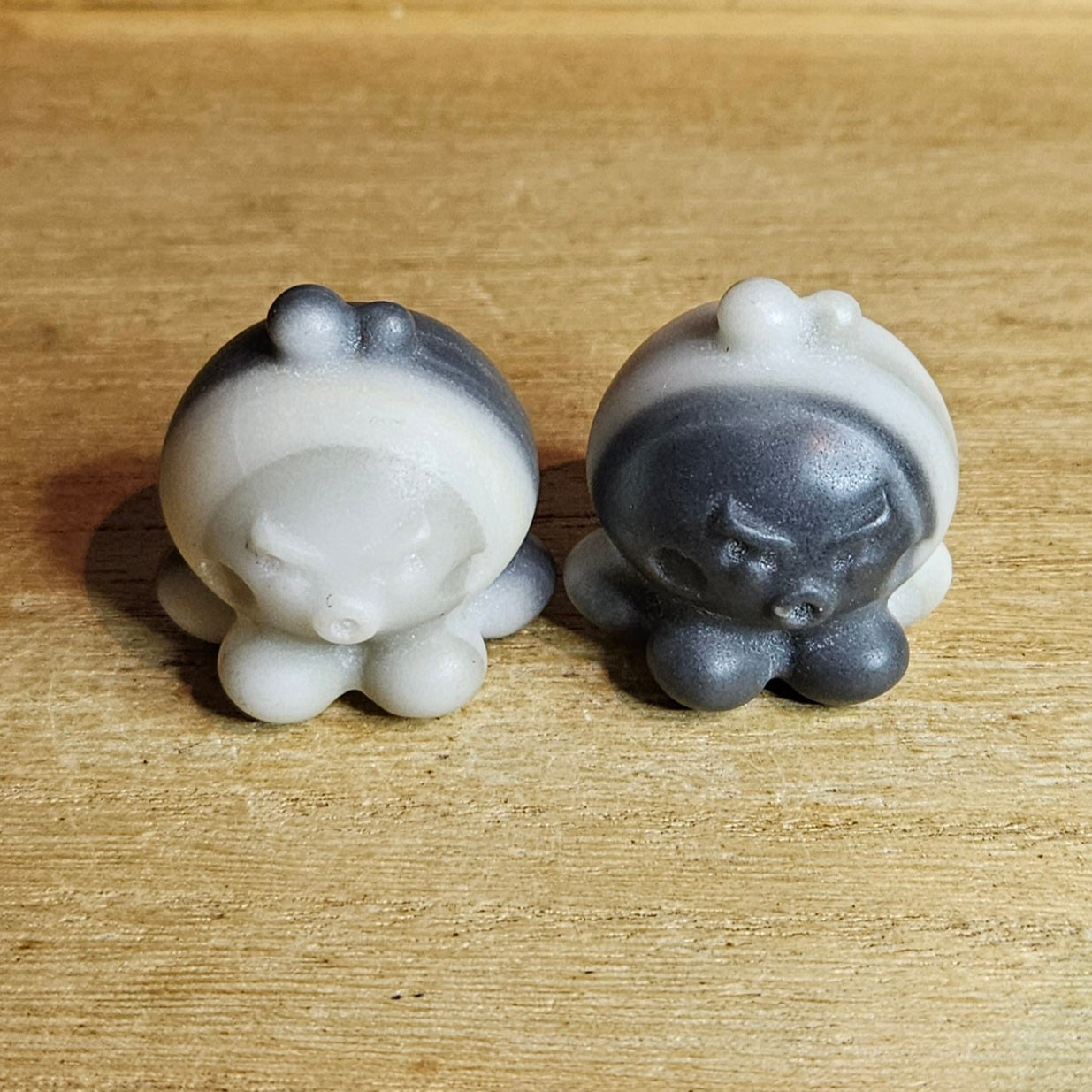 Taiji Jade Angry Octopus Carving. *Sold Separately*