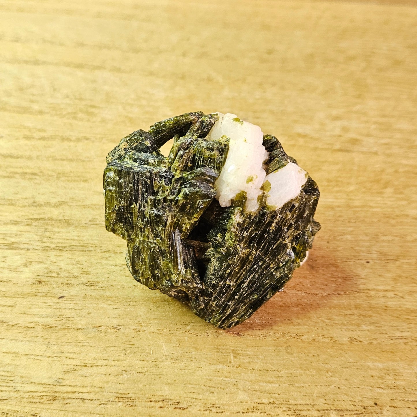 Epidote & Calcite Raw Piece.