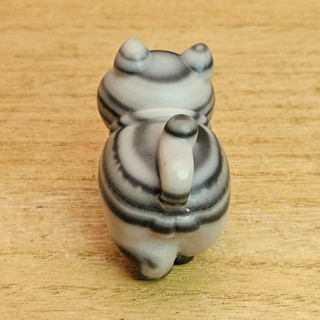 Taiji Jade Cat Carving.