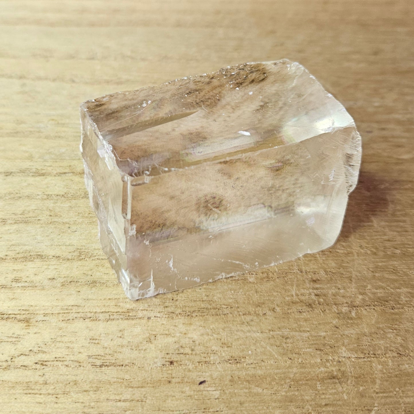 Optical Calcite Raw Piece.