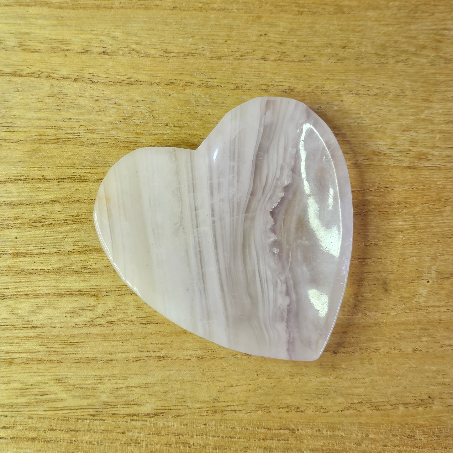 Fluorite Heart Trinket Dish.